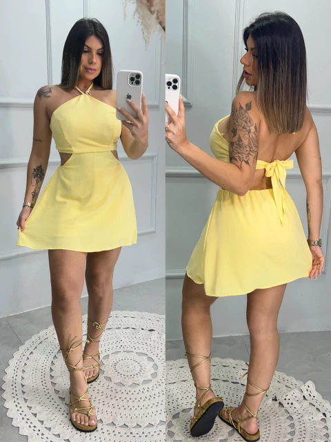 Macaquinho Camille Amarelo - comprar online