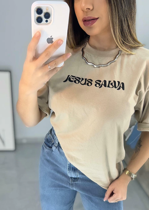 Mini veste Jesus (Nude) - comprar online