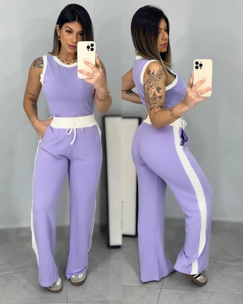 Conjunto Mari lilás - comprar online