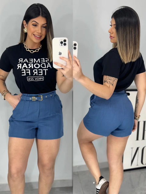 Short liz azul - comprar online