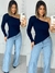 Blusa Mariana Azul Marinho - comprar online