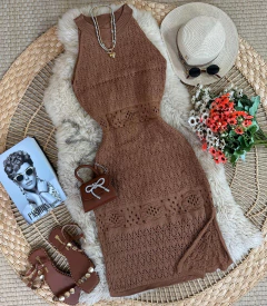 Vestido tricô modal TAM U