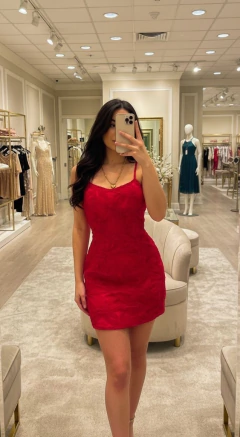 Vestido alfaiataria bordado no tule - comprar online