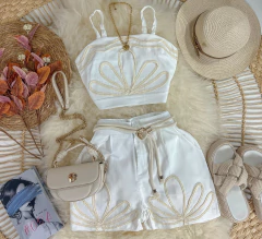 Conjunto alfaiataria mandy na internet