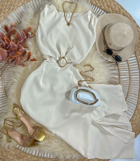 Vestido alfaiataria clara