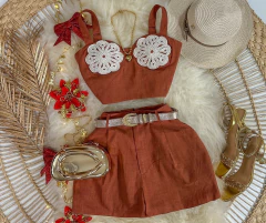 Conjunto no linho Kamila