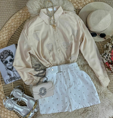 Camisa alfaiataria bordada - comprar online