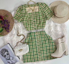 Conjunto tweed Flávia