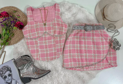 Conjunto tweed Sara