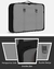 Set Organizador de Ropa Para Valija Negro Premium - tienda online