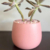 Maceta de Cerámica Rosa