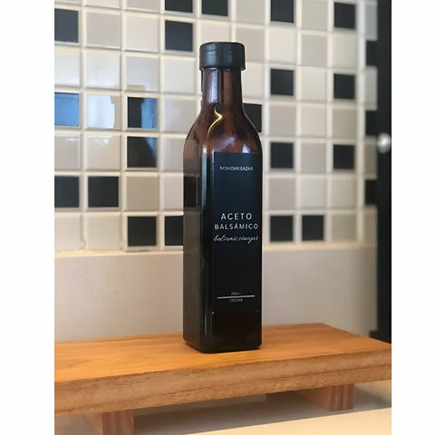 Botella Para Aceto Balsámico Etiqueta Negra