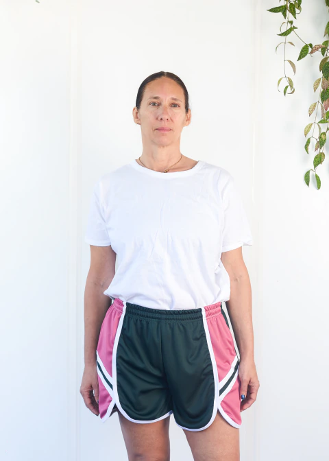 SHORT ANGEL-AH Verde y Rosa