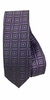 Gravata Semi Slim - Preta com Roxo e Pontos brilhantes - COD: ABT499