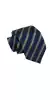 Gravata Semi Slim - Azul Marinho com Branco - CÓD: VR112 na internet