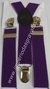 Suspensório Infantil - Roxo com Detalhe Preto de 1 a 4 Anos - COD: KS230