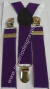 Suspensório Infantil - Roxo com Detalhe Preto de 1 a 4 Anos - COD: KS230