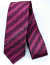 Gravata Skinny - Rosa Fúcsia Tom Sobre Tom com Linhas Onduladas - COD: PX355