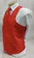 Colete Social - Vermelho Liso Fosco em Oxford com Fivela para Ajuste nas Costas - COD: SX499 - comprar online