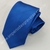 Gravata Skinny - Azul Royal com Linhas Diagonais - CÓD: AZR21 - IMPÉRIO DAS GRAVATAS LTDA