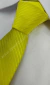 Gravata Semi Slim - Amarelo Neon Listrada na Diagonal - COD: HB175 - IMPÉRIO DAS GRAVATAS LTDA