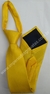 Gravata de Zíper Juvenil - Amarelo Canário Acetinado com Riscado Diagonal - COD: FAG18