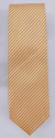 Gravata Semi Slim - Papaya Acetinado com Riscas Laranjas na Diagonal - COD: HJJ17 - comprar online