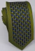 Gravata Slim Fit Toque de Seda - Verde Musgo com Detalhe 3D na Diagonal - COD: na internet