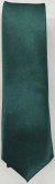 Gravata Slim - Verde Escuro Liso em Cetim - COD: G00018 - IMPÉRIO DAS GRAVATAS LTDA
