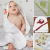 Toallon Con Capucha Toalla Bebe Infantil 100% Algodón 75x75