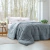 Acolchado Reversible Simil Plumon Premium Queen Abrigado Bitono