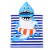 Poncho Infantil Estampado Con Capucha Love And Home - Love & Home