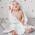 Toallon Con Capucha Toalla Bebe Infantil 100% Algodón 75x75