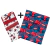 Imagen de Set Manta Frazada Flannel Piñata + Juego De Sabanas 1 1/2 Plazas