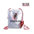 Toallón + Mochila Futbol Oficial Playero River Boca 70x150