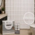 Cortina de Baño Cortina Blanco Bross London - comprar online