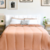 Acolchado Con Corderito Premium Queen 2 1/2 Pl Liso Abrigado - Love & Home