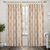 Cortina Blackout Jacquard Love And Home 2 Paños 140x220 Cm - Love & Home