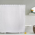 Cortina De Baño Batista Tela Lisa Con Puntilla Y Volado - tienda online