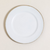PLATO DE SITIO WHITE & GOLD PUNTOS 33 CM