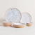 PLATO POSTRE KORBA BLANCO DOTS 20 CM - tienda online