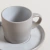 SET DE TAZA Y PLATO DALIAN BEIGE Y BLANCO 200 ML en internet
