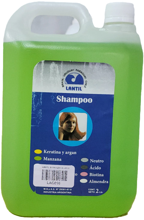SHAMPOO MANZANAx2000- LANTIL
