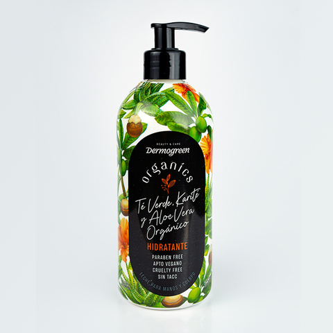 LECHE MANO Y CUERPO HIDRATANTE ORGANICS - DERMOGREEN