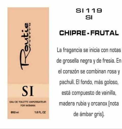 PERFUME SI ARMANI x50ml - ROUTIE FEMENINA