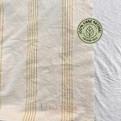 LINO-TUSOR ANDES - CRUDO/MAIZ (2,60mts ancho) 5 RAYAS - comprar online