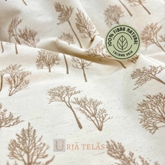 POPLIN BONSAI -CARAMEL- 100% algodón (1.60 mts ancho) - Urja Kuna Telas
