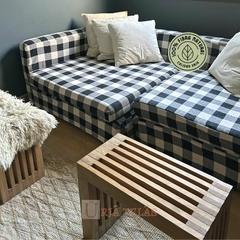 TUSOR DE LINO - CUADRILLE - BEIGE (1.40mts ancho) en internet