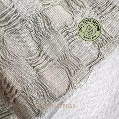 WAFFLE COTTON - HABANO (2,80 mts ancho) - Urja Kuna Telas