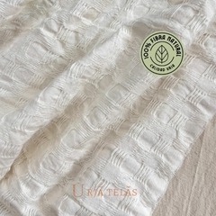 WAFFLE COTTON -OFF WHITE (2,80 mts ancho) en internet